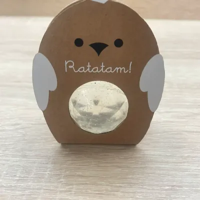 Balle rebondissante, 4 cm à paillettes